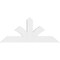 Ekena Millwork Richland Architectural Grade PVC Gable Bracket, 60"W x 25"H x 2"D x 6"F, 10/12 Pitch GBP060X25X0206RIC00 - alternate 3